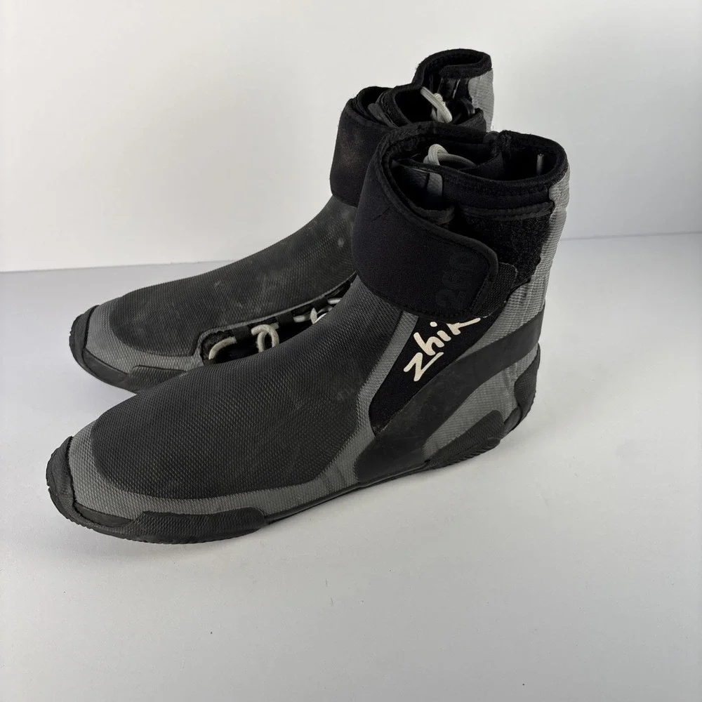 Zhik 260 Boots Mens Size 9 Black High Cut Sailing Comfort Water Sports
